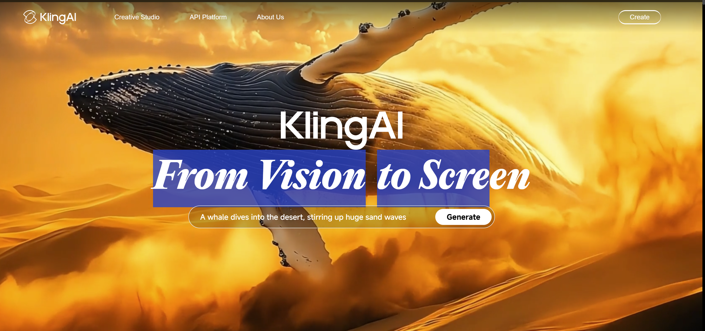 Kling AI: High-Fidelity Text and Image-to-Video Generator fo Logo