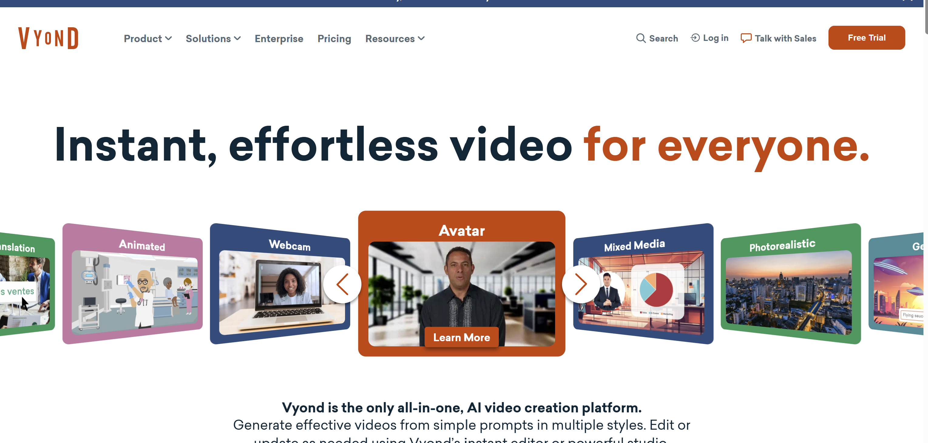 Vyond: AI-Powered Animated Video Creation for Business, Educ Logo