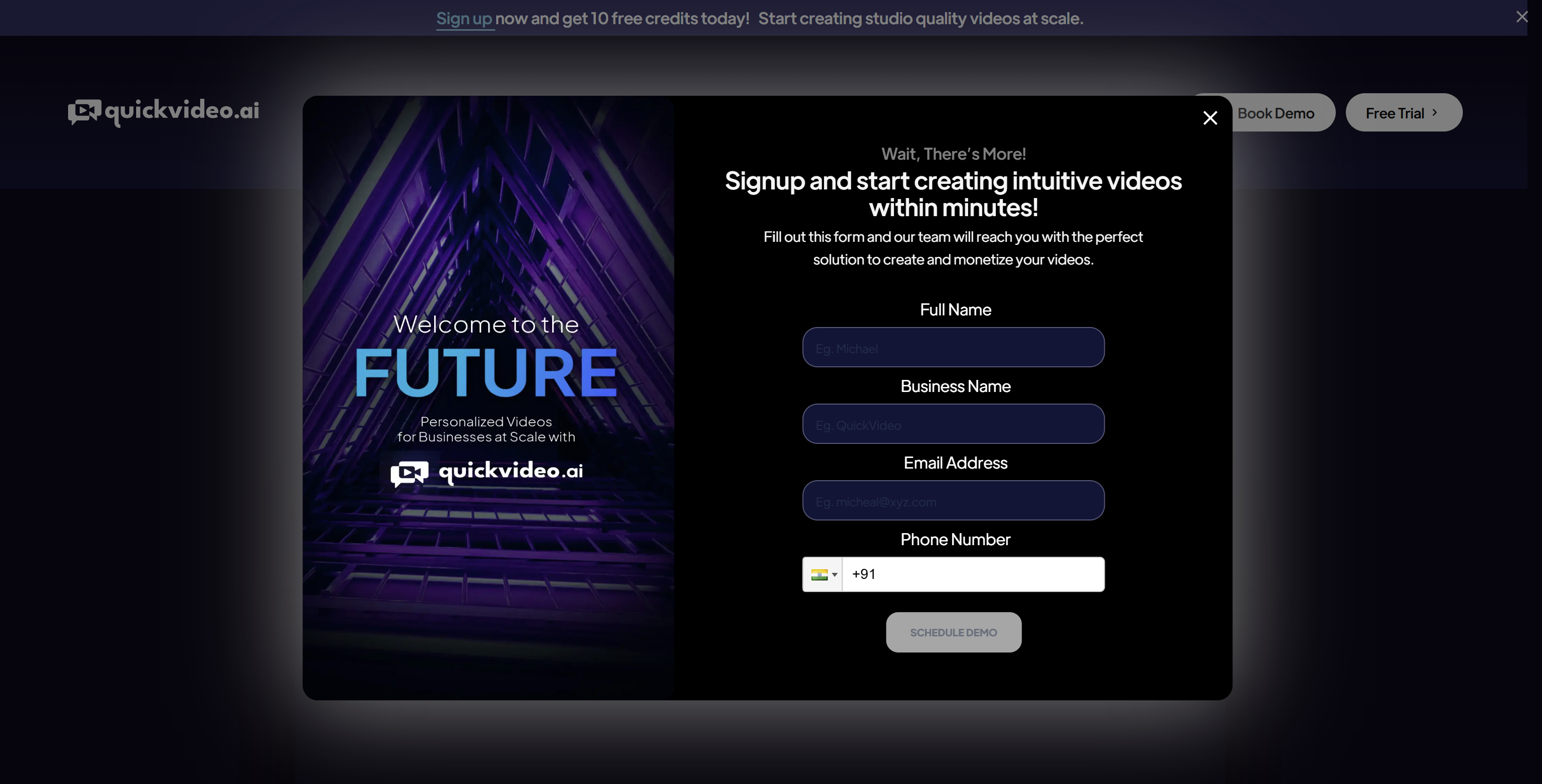 QuickVid AI: Fast, Automated AI Video Generator for YouTube Logo