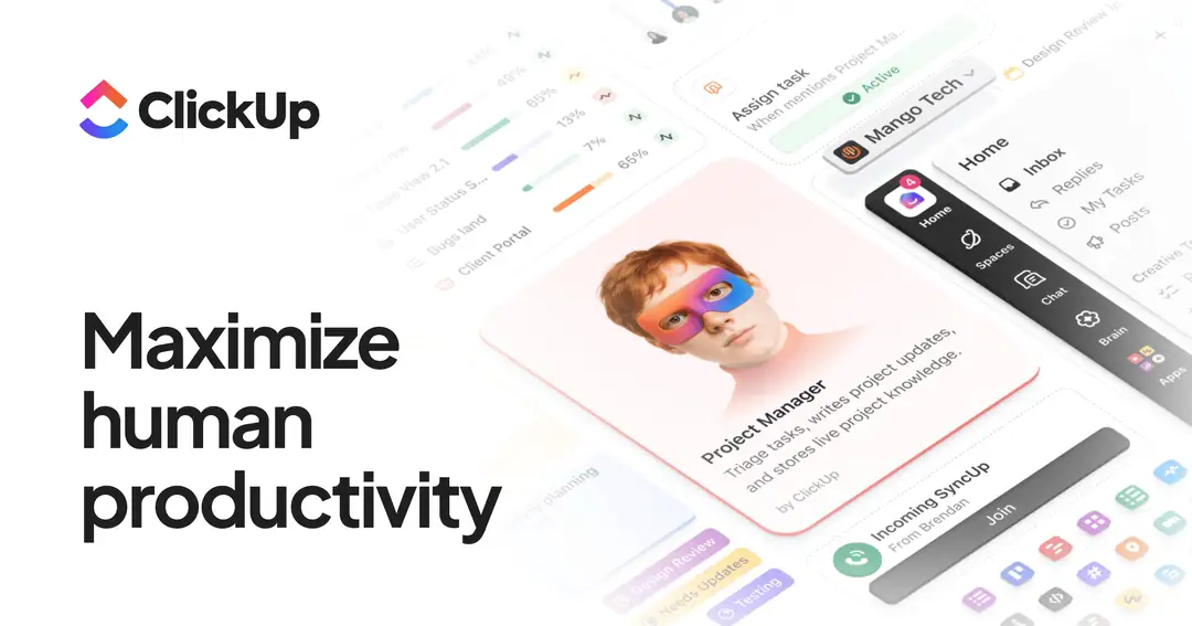 ClickUp project management software preview