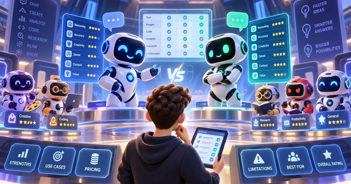 12 Best AI ChatGPT Alternatives 2026 — Compare Top Models