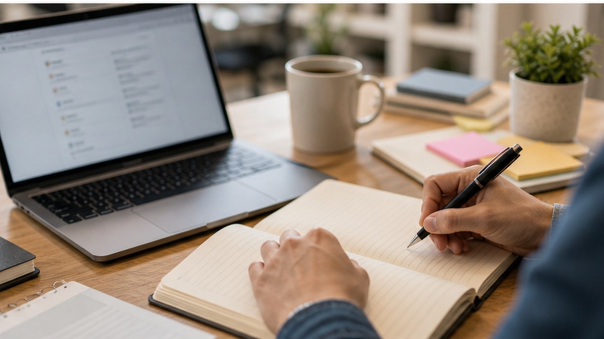 Focus and Calendar Planning shown as a realistic AI productivity workflow for Best AI Productivity Tools in 2026