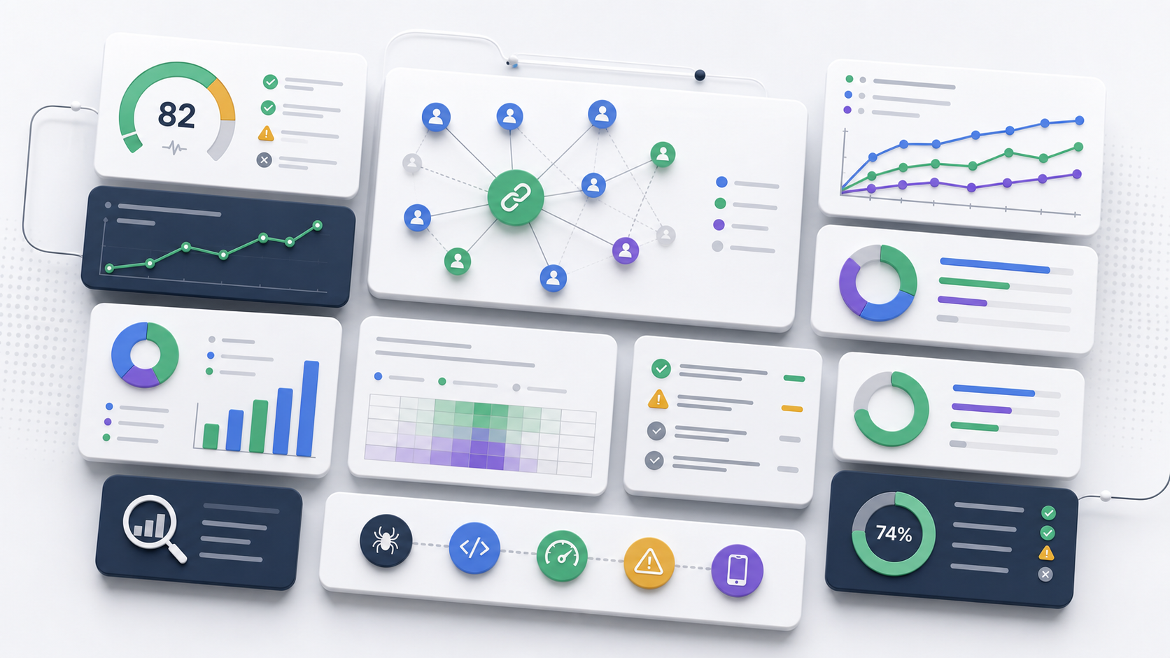 Technical SEO audit competitor intelligence backlinks rankings content gaps and site health recommendations